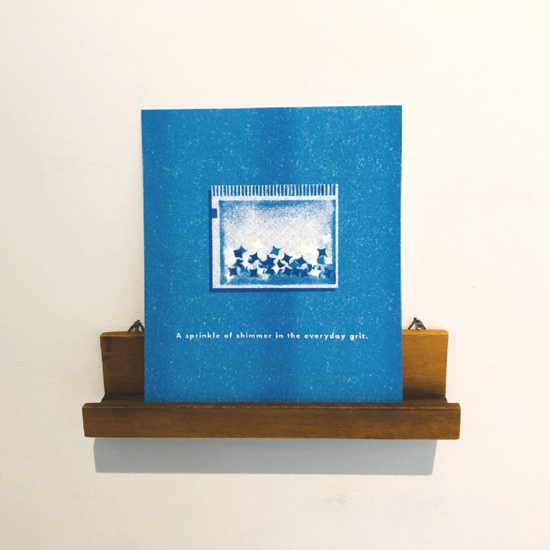 Honey risograph-printed postcard - Cards & Postcards - Paper Silver