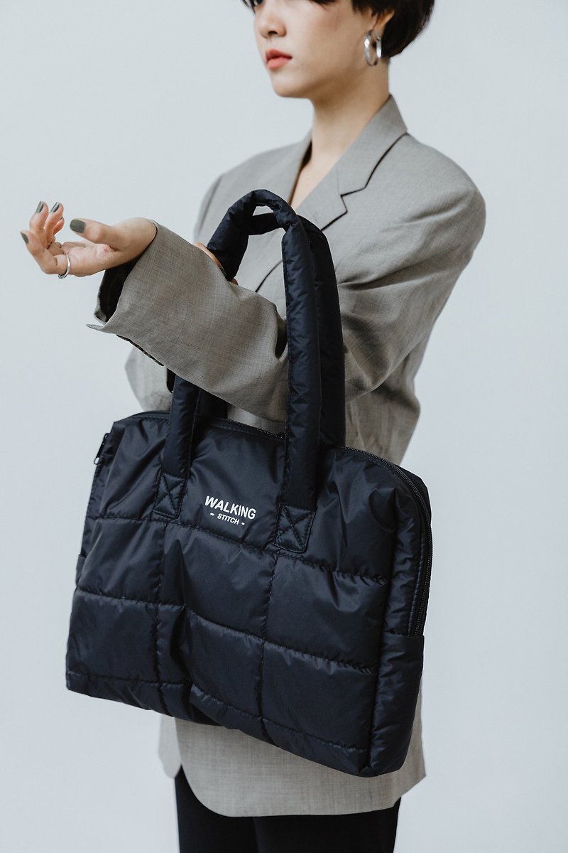 Bill Puffy Bag : Black - Briefcases & Doctor Bags - Other Materials Black
