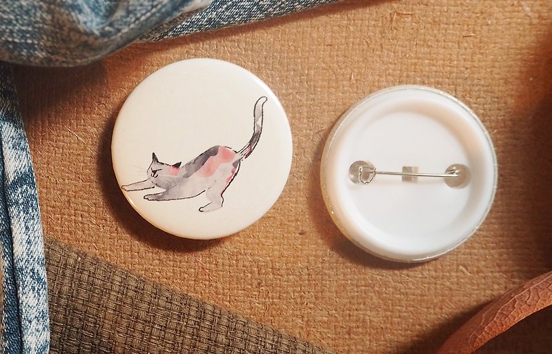 Pin badges calico cat - 徽章/別針 - 其他金屬 多色