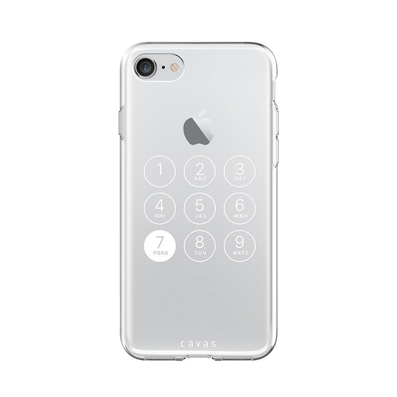 NO. 7 - iPhone 7 TPU case - Phone Cases - Plastic Transparent