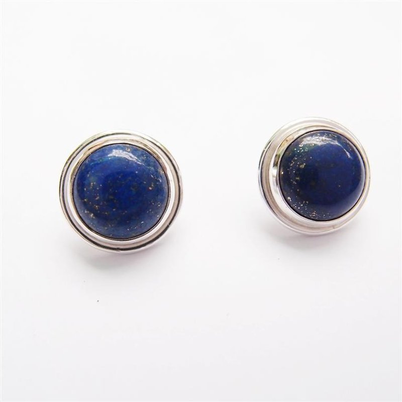 Starry Night 925 Sterling Silver Earrings - Earrings & Clip-ons - Gemstone Blue