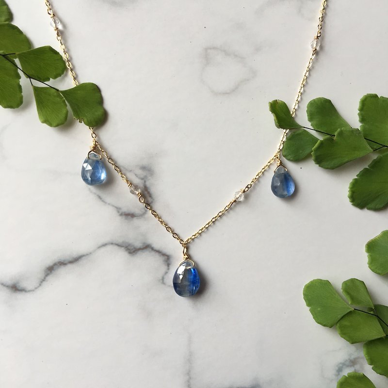 Handmade Jewelry Miss Hella 3 Kyanite - Necklaces - Gemstone Blue