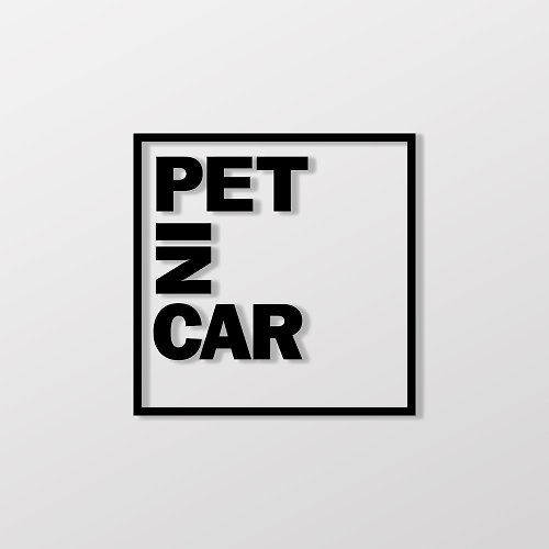 SunBrother孫氏兄弟 PET IN CAR/A/車貼、貼紙 SunBrother孫氏兄弟