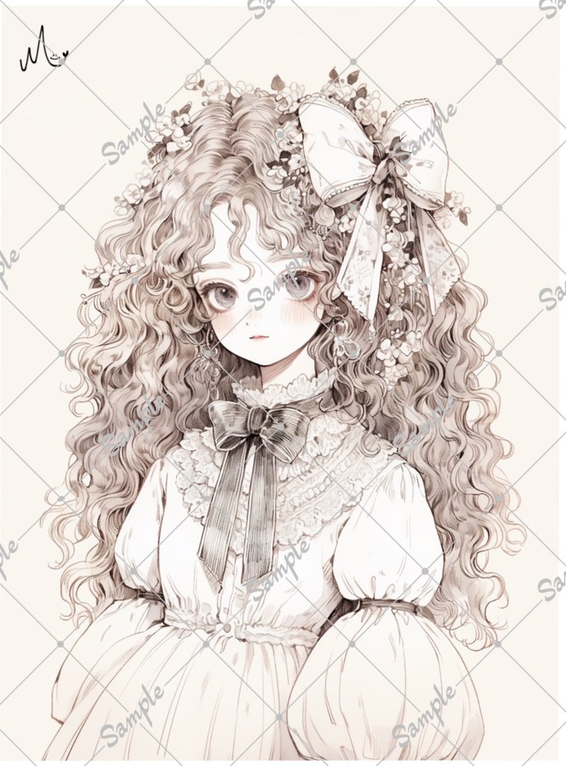 オリジナル人物ステッカー - 貼紙 - 紙 