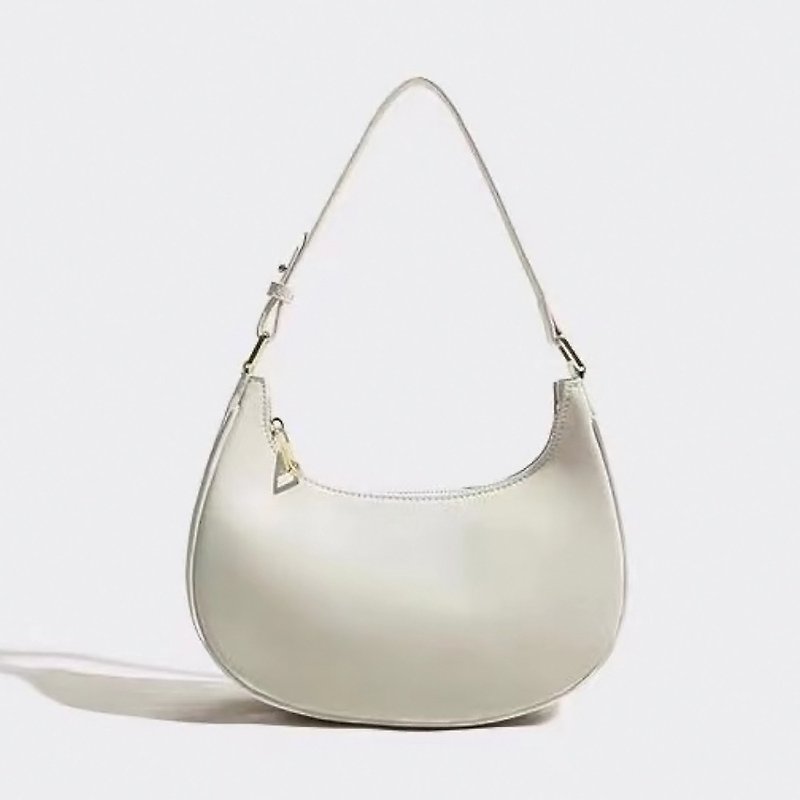 【CReAM】Gustave cowhide leather bag genuine leather shoulder bag handbag/with long strap - กระเป๋าแมสเซนเจอร์ - หนังแท้ 
