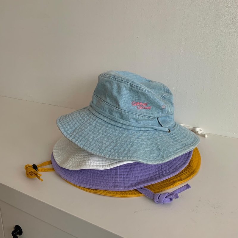 summer locker logo sun hat - 帽子 - 其他材質 多色
