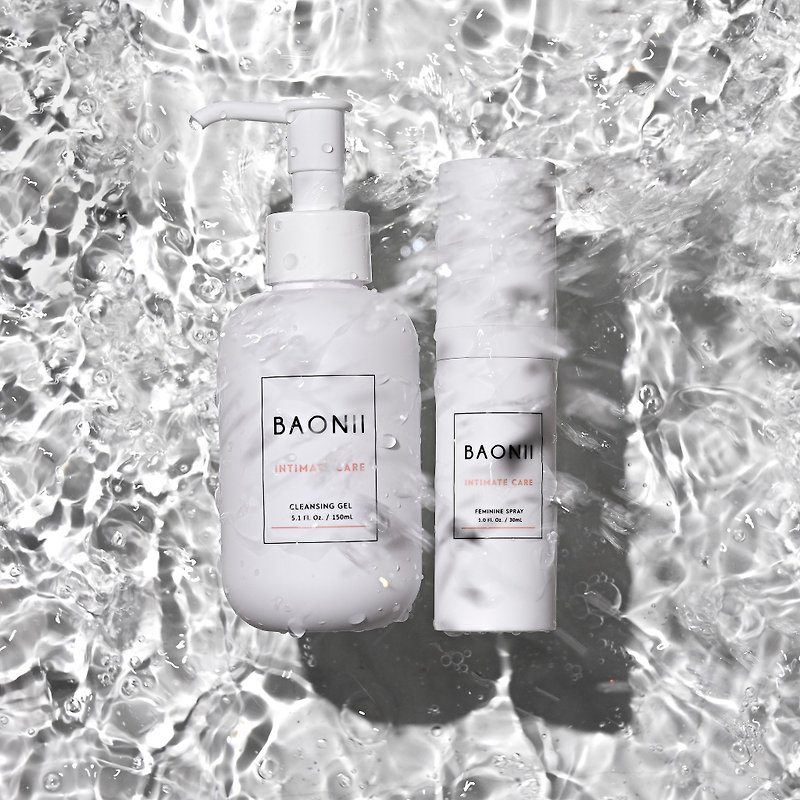【 BAONII 】FEMININE SPRAY 30ml + CLEANSING GEL 150ml - Intimate Care - Other Materials 