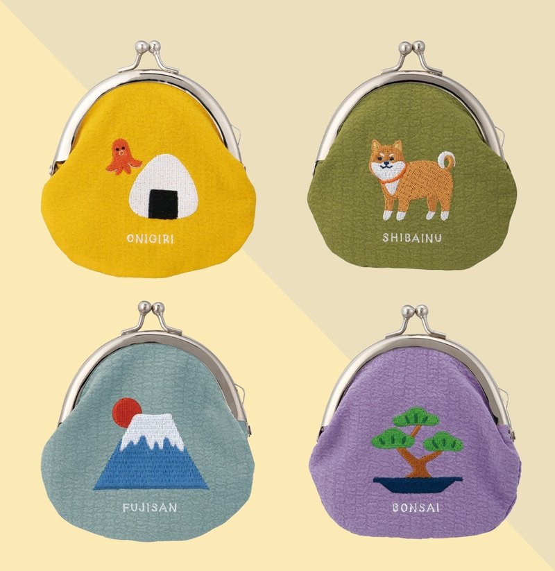 【預購款】 日系刺繡金口包  |  DECOLE concombre - 擺飾/家飾品 - 樹脂 多色