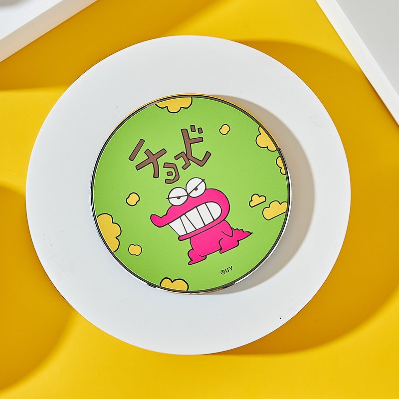 Crayon Shinchan Crocodile Star Biscuits Wireless Charging Disk - ที่ชาร์จไร้สาย - พลาสติก 