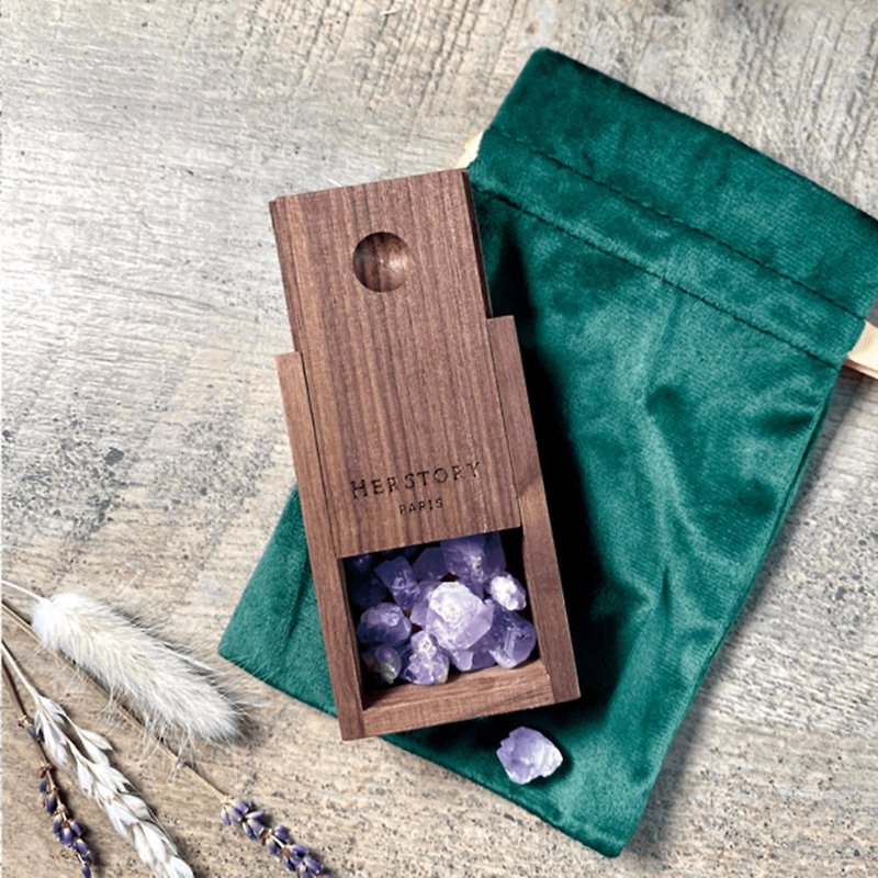 【HERSTORY】Aroma Crystal Box - น้ำหอม - ไม้ สีนำ้ตาล