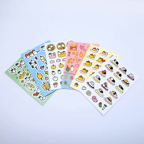 MR.DORI STUDIO Yum yum sticker pack(6 sheets)