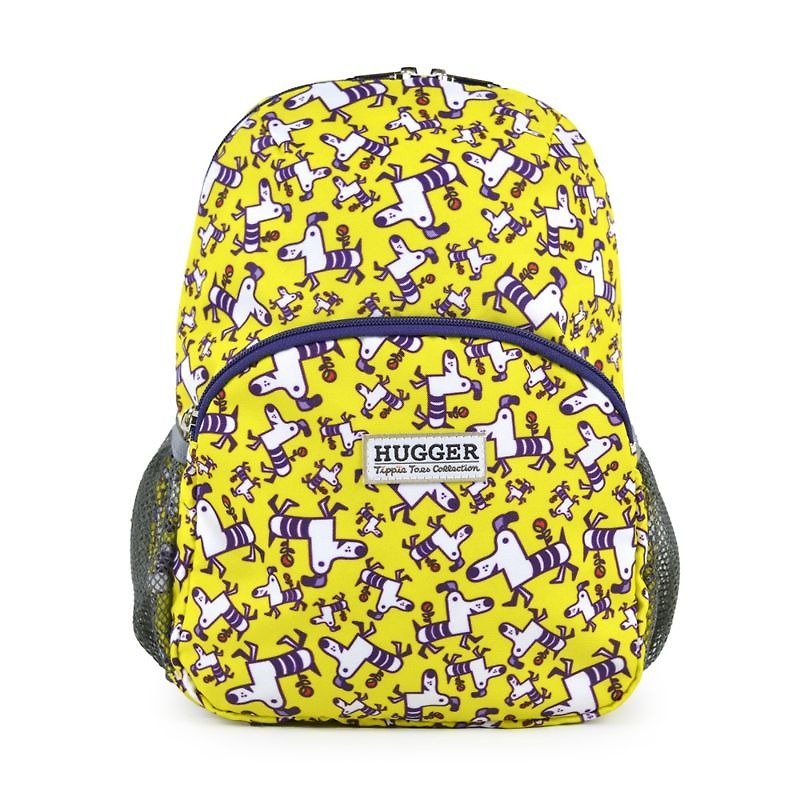HUGGER children's backpack small yellow dog / another mother bag can be fun with - กระเป๋าสะพาย - ไนลอน สีเหลือง