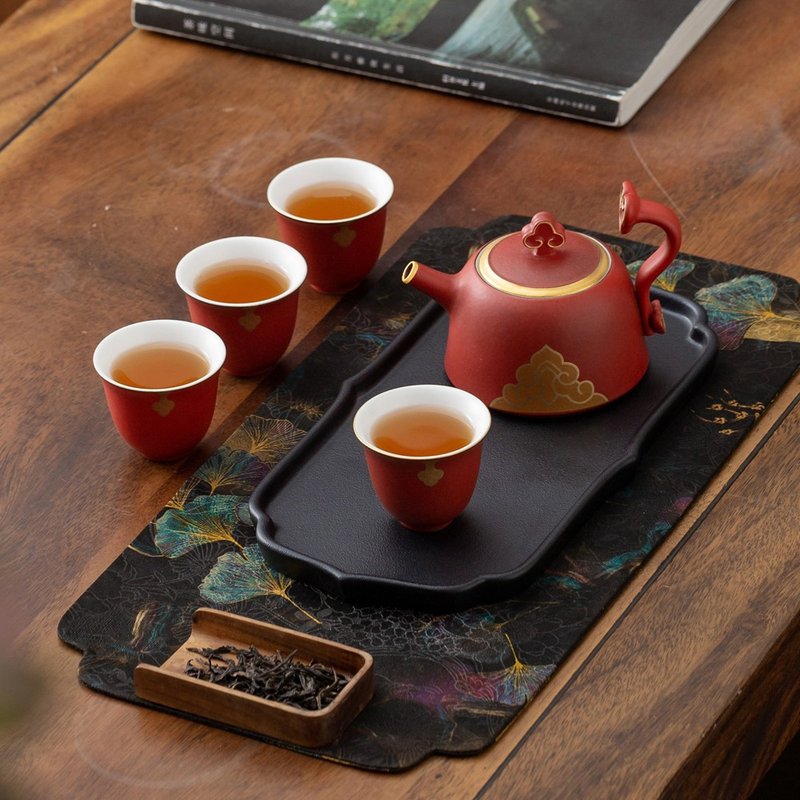 北京故宮博物院如意茶具禮盒茶壺茶杯套裝 - 茶壺/茶杯/茶具 - 陶 