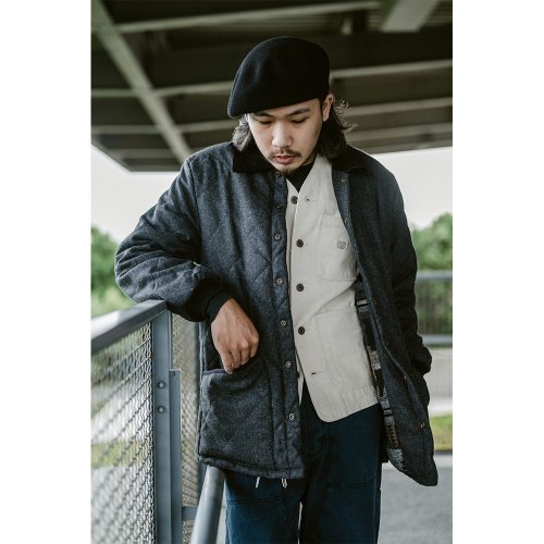 【ルイルイ】キルティングジャケット　グレー 500x0.jpg