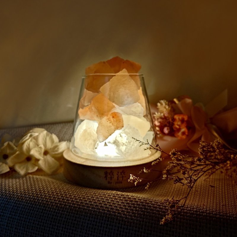 Bring good luck and negative energy out! Essential oil twilight lighthouse crystal diffuser rock lamp | can be used as a night light - น้ำหอม - วัสดุอื่นๆ 