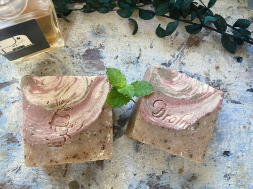卓瑪愛象手作坊 咖啡露露佛手柑薄荷涼皂/5%薄荷腦/旅行的心情/卓瑪愛象/手工皂