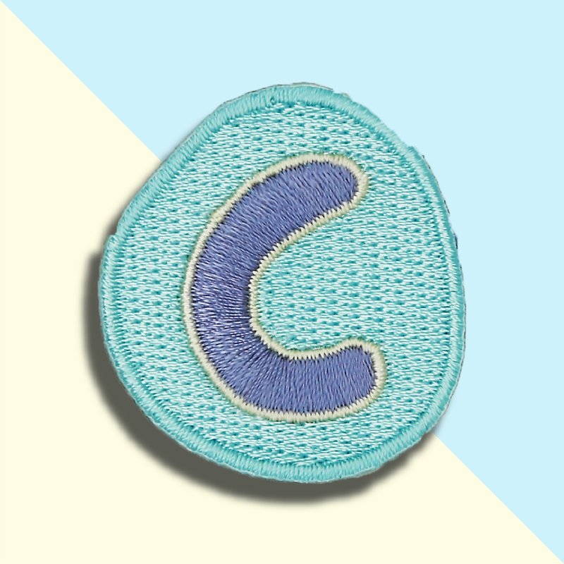 Childlike embroidery stickers-C - Badges & Pins - Thread Blue