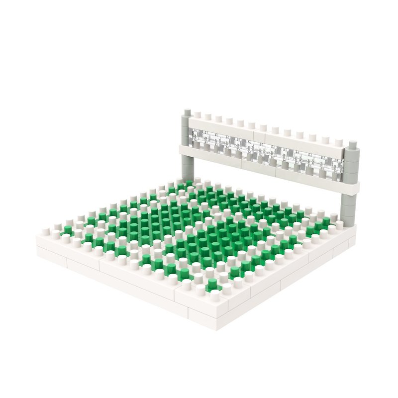 Archbrick Little Badminton Court Pixel Brick Nanoblock - Items for Display - Plastic Multicolor