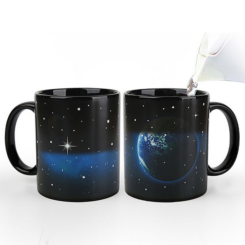 星空地球感溫變色杯 - 咖啡杯/馬克杯 - 瓷 
