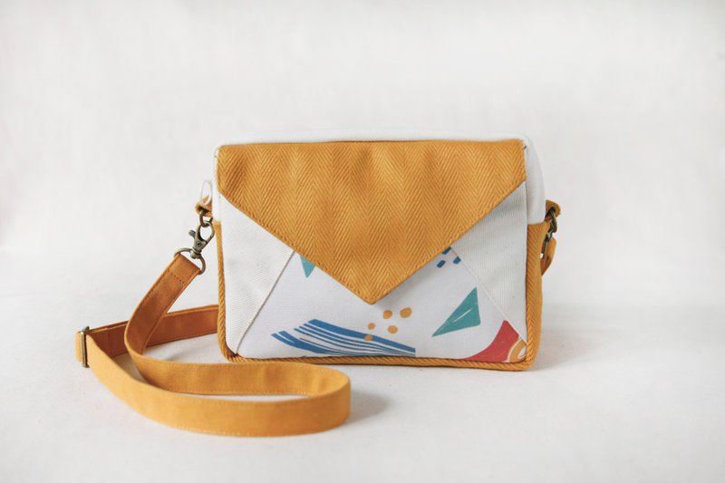 [Delivery Envelope]-Water Mist Yellow - Messenger Bags & Sling Bags - Cotton & Hemp Yellow