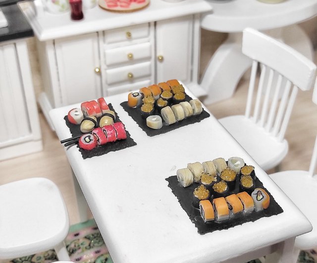 Buy Miniature Japan Food Set Bento, Miniature Food, Miniature Decorate  Doll's House 1:12 Online in India 