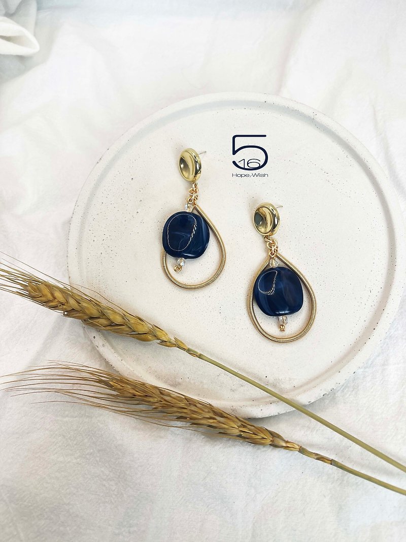 sapphire - Earrings & Clip-ons - Gemstone 