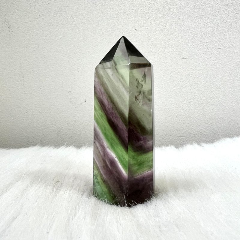 彩螢石柱 | 水晶 | 水晶柱 | 水晶擺件 - 擺飾/家飾品 - 水晶 多色