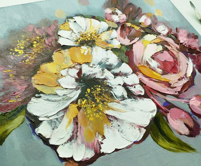 【絵画】ボタニカルアート　「ペチュニア」原画 絵画】ボタニカルアート「ペチュニア」原画