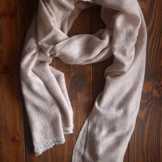 Cashmere Stripes Shawl / Scarf / Stole Diamond_Light Brown