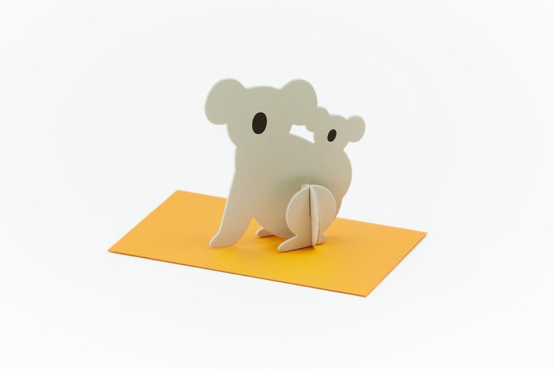 GOOD MORNING INC. Pop-up Card Koala / Standing Message Card - การ์ด/โปสการ์ด - กระดาษ 