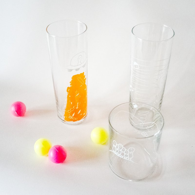 | Glass | Earth phenomena - three glasses of cold tea bubble own group +! - ถ้วย - แก้ว สีใส