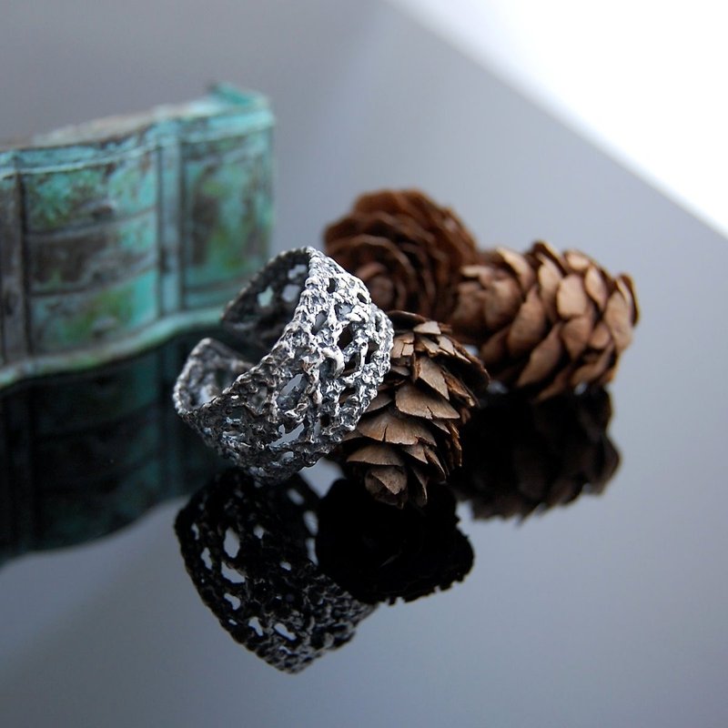 Walk Silver Lace Ring - No. 9 (Retro live Wai) - General Rings - Sterling Silver 