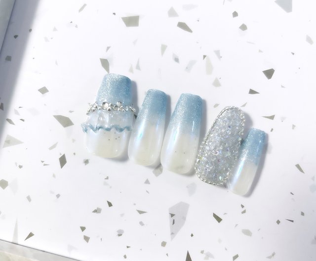 ピクシーネイル　チップ 10個セット シルバー装飾 ピクシーネイル チップ 10個セット シルバー装飾 毎日が特別に