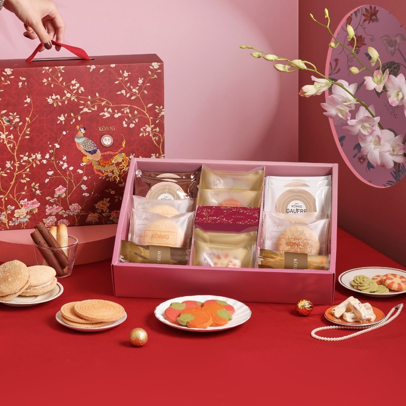 [Jinge Food] Wealth Money Chunyao Gift Type A-Spring Festival Gift Box - เค้กและของหวาน - วัสดุอื่นๆ หลากหลายสี