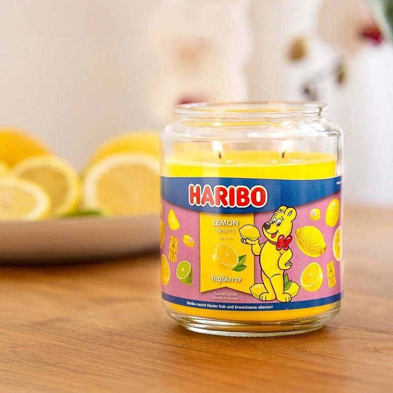 HARIBO CANDLE 香氛蠟燭 - 檸檬 - 香氛蠟燭/燭台 - 玻璃 黃色