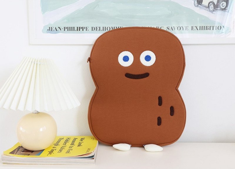 Romane Brunch brother 早午餐兄弟 花生造型 筆電包 平板包 13吋 - 電腦包/筆電包 - 棉．麻 