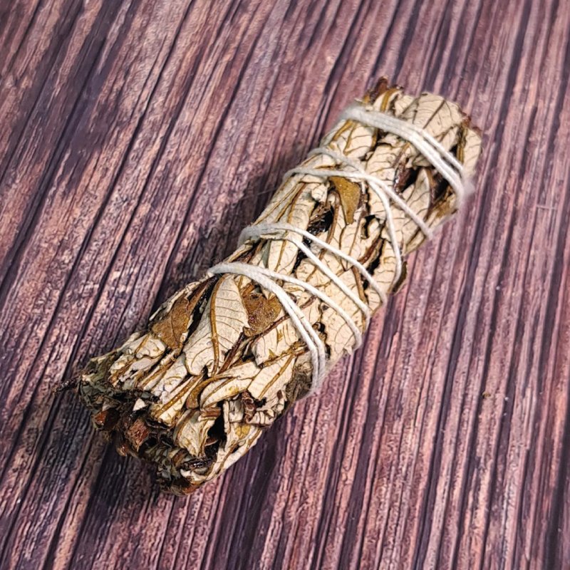 Yerba Santa Smudge Stick 4 inches - น้ำหอม - พืช/ดอกไม้ สีกากี