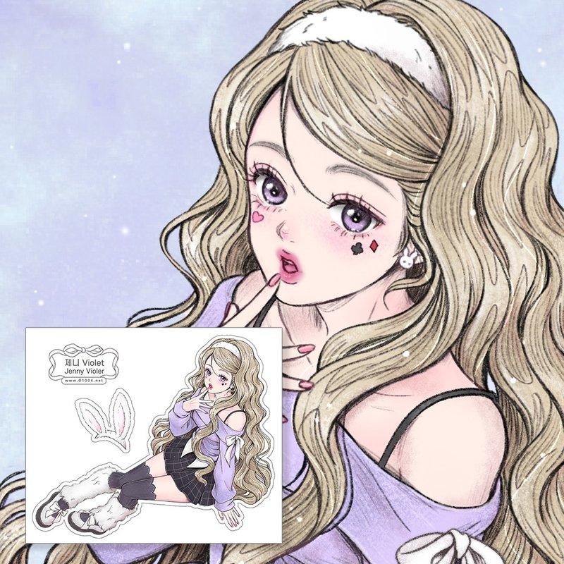 Jenny stickers - 貼紙 - 紙 