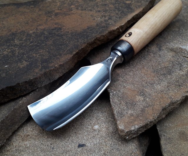 鍛造ノミが曲がっています。木彫り用の鍛造工具。 - ショップ Forged Chisel パーツ/クラフト道具 - Pinkoi