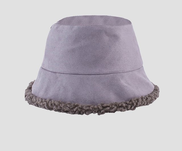 Double Sided Fluffy Bucket Hat (4 Colors) - Shop 6dots Hats & Caps - Pinkoi