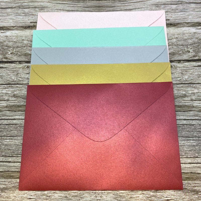 珠光信封 20.3x14cm  50 入 喜帖信封 卡片信封 邀請卡信封 - 信封/信紙 - 紙 