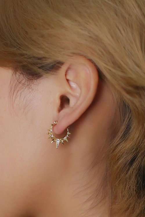 Secret Formula希繆珠寶 希繆原創設計 新品上新 塔物系列 女皇塔羅牌皇冠寶石耳圈耳環