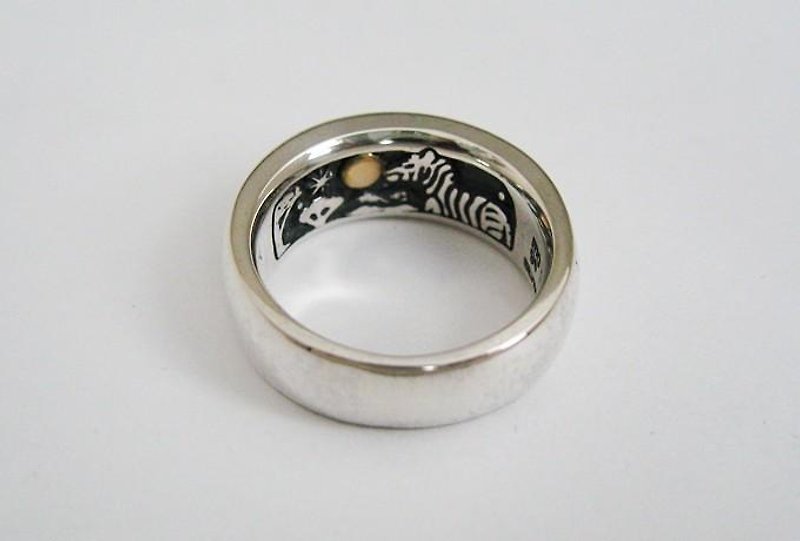 I was looking at the same moon - zebra - Silver ring - General Rings - Other Metals Silver
