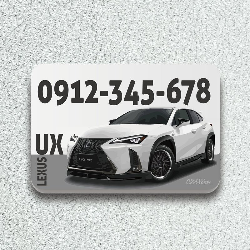LEXUS UX|送人自用|汽車路邊臨停神器|暫停臨時停車牌|CPK37 - 其他 - 壓克力 多色