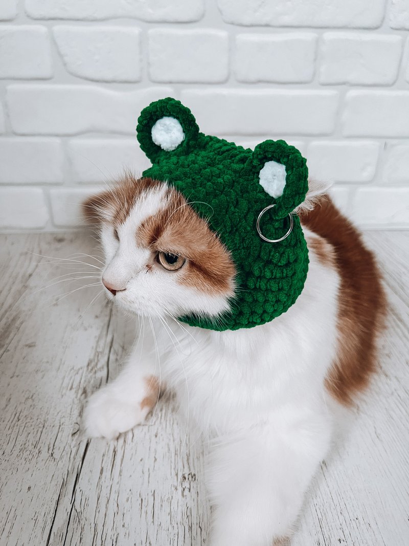 Balaclava with ears for pets, crochet pattern PDF, digital instant download - 手工藝教學/工具書 - 其他材質 