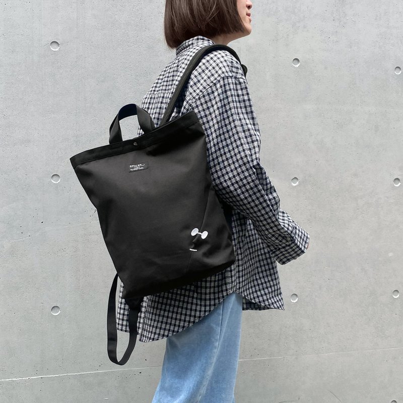 【Mr. Backpack】兩用後背包 共 4 色 - 背囊/背包 - 其他人造纖維 黑色