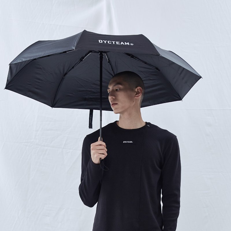 DYCTEAM - 抗強風十股自動收合傘 - 雨傘/雨衣 - 聚酯纖維 黑色