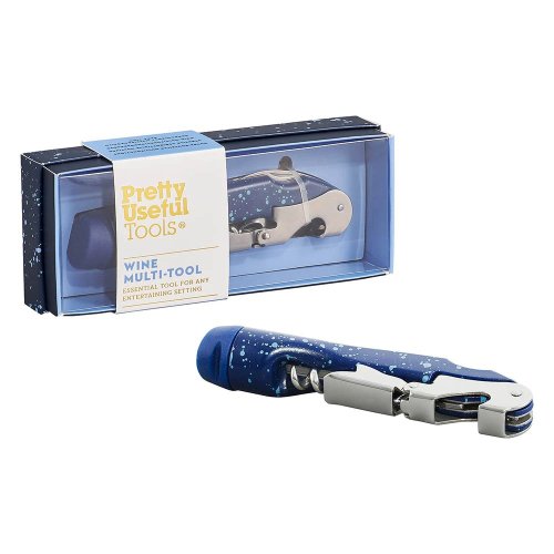 英國True Utility多功能工具 【Gentlemen's Hardware】戶外隨身開酒多功能工具組-噴砂午夜藍