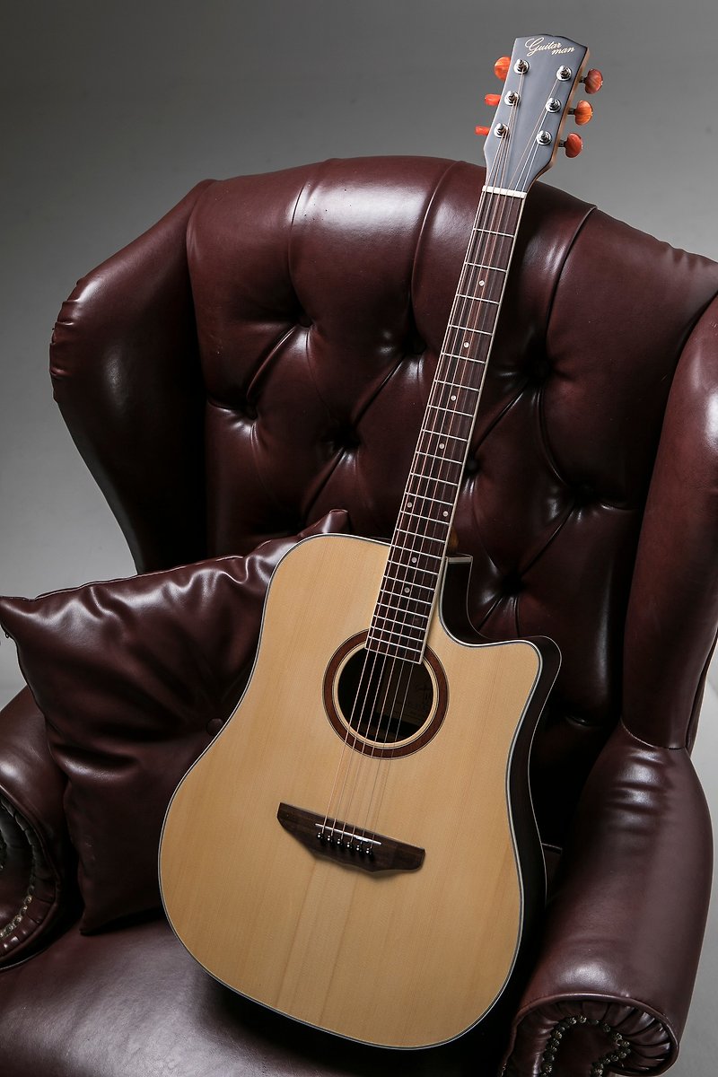 台湾オリジナルギターマンD-31AE41インチスプルース単板手作りクラシックDバレル電動木製ギター - ギター・楽器 - 木製 