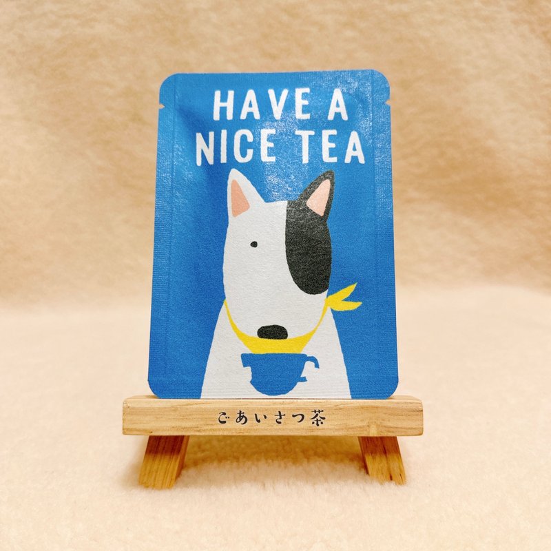 ご挨拶ティーバッグ_HAVE A NICE TEA～京都玉露えんえん茶 1袋 - ティーバッグ・茶葉 - 紙 多色